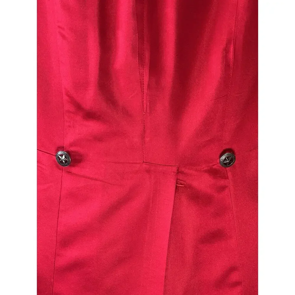 Ringmaster 44R Vintage Custom Made Hong Kong Red Long Tails Jacket Rare